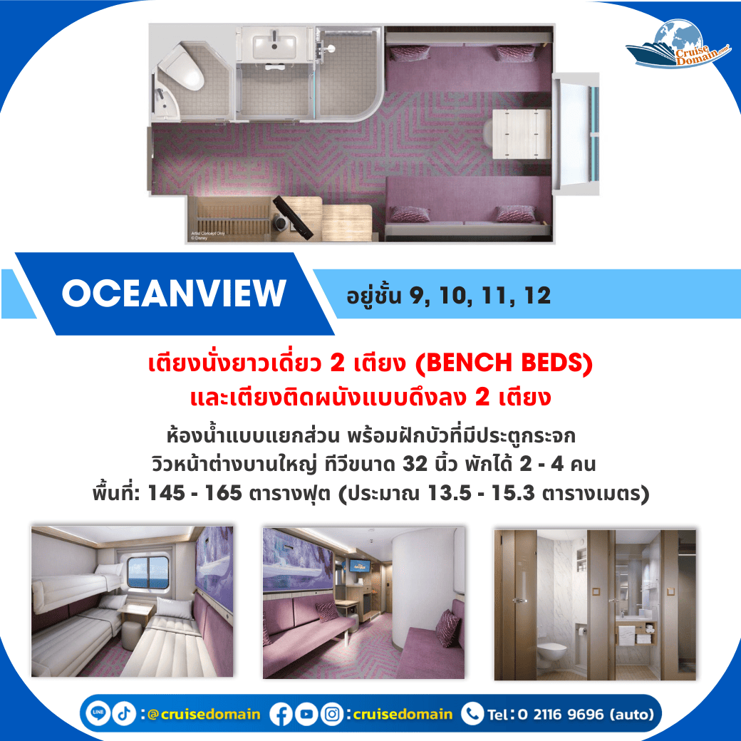 ห้องพักแบบมินิสวีท Mini Suite Cabin